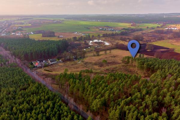 Przepiękna działka przy Kotuńskiej Drodze w Pile